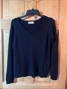 Women’s Black V Neck Sweater